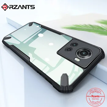 Rzants Pro OnePlus 10R Ace Jasný Případ [Býka] Design Kryt Slim Tenké Silnou Ochranu AirBag Crystal Telefon Pouzdro