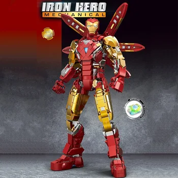 Marvel Superhrdiny Avengers Iron man MK-85 Brnění Robot Obrázek Stavební Bloky, Cihly Klasické Model Děti, Hračky pro Kluky Dárek