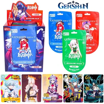 Nové Originální Genshin Dopad Anime Karty, Deskové Hry, Boj Proti Toy Collection Karty, dětské Narozeninové Dárky