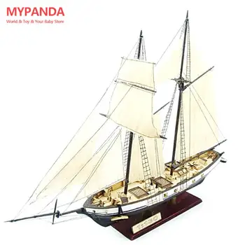 1:130 Plující Loď DIY Sestavy Model Klasické Dřevěné Lodi Dekorace Dřevo