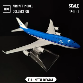 Měřítko 1:400 Kovová Replika Letadla společnosti KLM Royal Dutch Airlines Diecast Model 15cm Letectví Sběratelskou Miniaturní Ornament