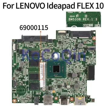 Notebook základní Deska Pro LENOVO Ideapad FLEX 10 N2820 4GB Notebook základní Deska BM5338 REV.1.3 69000115 S RAM