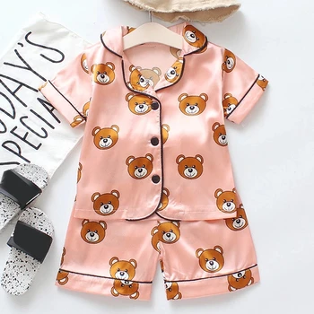 Dítě Chlapci Sleepwear Oblek 2020 New Baby dětské Oblečení Batole Dívky Podzim Zima Flanelové Pyžamo dvoudílné Vánoční Oblek 4Y