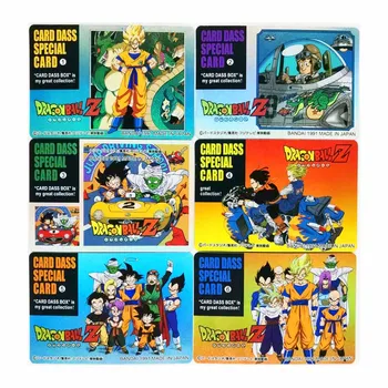 9pcs/set Super Saiyan Dragon Ball Z Lomu Proces Heroes Battle Card Ultra Instinkt Goku Vegeta Hry Kolekce Karty