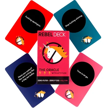 REBEL PALUBĚ Deskové Hry, Karty, Tarot Paluby Tabulka aplikace Oracle Věštění Tarot S Průvodci Čarodějnice Hrací Karty 18+
