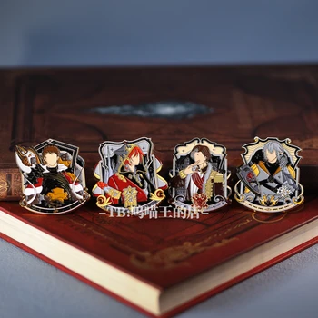 Anime Final Fantasy XIV FF14 Haurchefant Greystone G'raha Tia Kovový Odznak Brož Kolíky Tlačítko Medaile Kolekce Cosplay Dárek