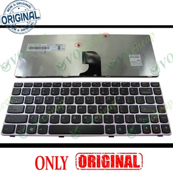 Nový Notebook Laptop klávesnice pro Lenovo IdeaPad Z360 Z360A Z360G Z360P Z360 G360 Silver Růžový RÁM, Černé AMERICKÉ - 25011095