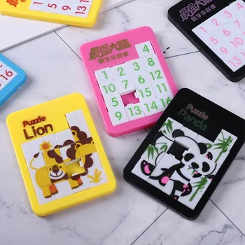 3ks Brzy Vzdělávací Hračka Rozvíjí pro Děti Jigsaw Digitální Číslo 1-16 Zvířat Cartoon Puzzle Hračky