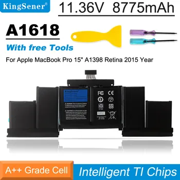 KingSener 11.36 V. 99.5 Wh A1618 Baterie Pro Apple MacBook Pro 15