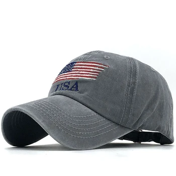 Wholsale Módní Vlajka USA Kamufláž Baseball Cap Ženy Snapback Hat Army Americká Vlajka Kostní Trucker Vysoce Kvalitní Gorras