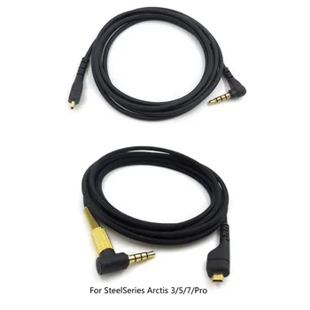 Kabel, Audio Kabel, Sluchátka, Náhradní 3,5 mm 1,5 M/ 2M pro SteelSeries Arctis 3 5 7 Pro Gaming Headset Kabel Prodlužovací Kabel
