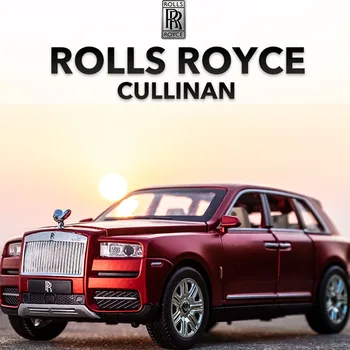1:24 Simulace Rolls Royce Cullinan Slitiny Model Auta Velké Vytáhnout Zpět Auto pro Děti Dárek Hračky Simulace Auto Auto Model Kolekce