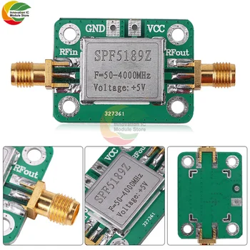 SPF5189 RF nízkošumový Zesilovač Signálu Přijímač Modul Štít LNA 50-4000MHz NF=0.6 dB-S Arduino Shield SPF5189 NF=0.6 dB Inm