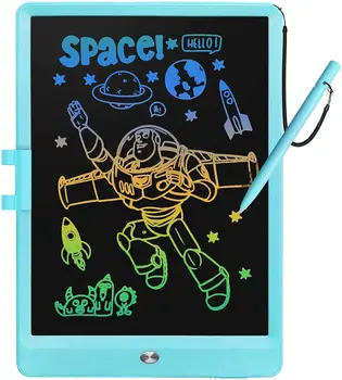 10palcový LCD Psaní Tablet Barva Kreslící Tabule pro Děti, Batole Chlapec Derabika Hračky Narozeniny Vzdělávací Hračky pro Kluky a Holky