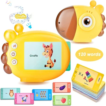 Děti Elektronická Kognitivní Karty Mluví Flash Karty, Zvukové Knihy, Kartičky, Vzdělávání V Raném Naučit Anglická Slova Studovat, Hračky, Hry