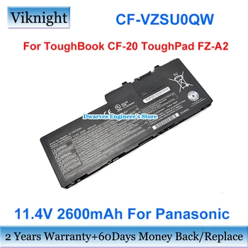 Originální CF-VZSU0QW Baterie Pro Panasonic ToughBook CF-20 Toughpad FZ-A2 Laptop Baterie 11.4 V, 2600mAh