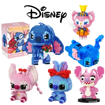 Kreslený Disney Kouzelné Bloky Připojen Mini Bloky Anime Steh Bloky Hračky Aukci Obrázek Děti Dárky Dívky Dárky