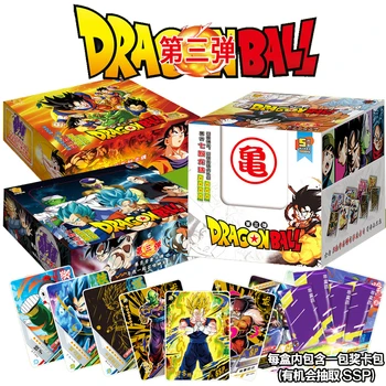 Anime Dragon Ball Karty Všech Hrdinů Son Goku Jiren Frieza SP Flash Karta Válečné Hry Hry Kolekce Karty
