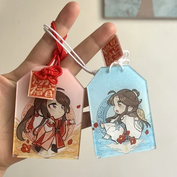 Anime Nebe Oficiální Požehnání Akryl Amulet Cosplay Tian Guan Ci Fu Xie lian Hua Cheng Talisman Xmas GiftL