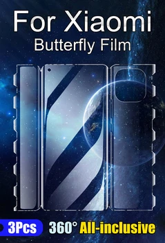 Mi 12Pro 11Ultra Motýl Hydrogel Film Pro Xiaomi 10Pro MIX4 10S Screen Protector 11 Lite Soft Přední Zadní Kamera Okraji Pokrytí
