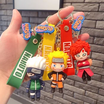 Anime Naruto Panenka klíčenka Kreativní PVC Naruto Postavy Klíčenka Přívěsek Hračky Pro Holky A Kluky Taška Přívěsek Příslušenství Dárek