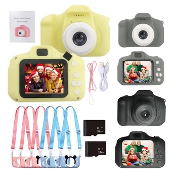 X2 Mini Karikatura Kamera 1080P HD Roztomilé Video Kamera 2.0 Palcový IPS Obrazovka, Videokamera, Video, kamera pro Kluky, Dívky, Děti, Dárek k Narozeninám
