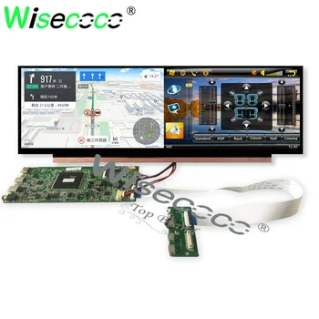 Wisecoco 14 palcový IPS Dlouhý Pruh Obrazovky Automotive Multi-Windows Zobrazovat Multimediální Monitor 60Hz Typ-c USB-c Rozhraní