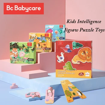 BC Babycare 42pcs Děti Inteligence Puzzle Hračky Kreslených Zvířat/Doprava/Číslo/Písmeno Dětské Puzzle, Vzdělávací Učení Hračka