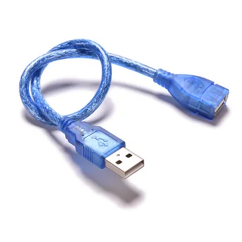 pro Myš/Klávesnici/Kamera 23cm Blue USB 2.0 Extension Samec Samice Konektor Kabel
