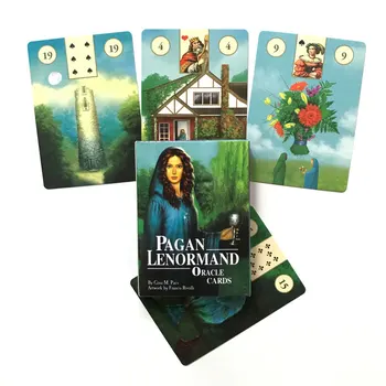 Pagan Lenormand Oracle Cards Anglická Oracle Věštění Hry, Tarotové Karty A Řadu Tarotových Karet Z Čeho Vybírat