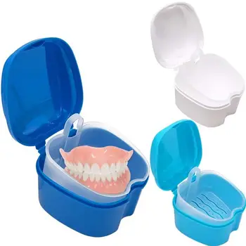 Chrup Vana Box Organizér s Visí Čistý Zubní Falešné Zuby Úložný Box Kontejner Čištění Zubů Případech Umělý Zub Krabice