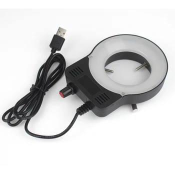 LED USB Výstup Nastavitelný DC 5V Stínů Prsten Světla Iluminator Lampa For Industry Stereo Mikroskop, Průmyslové Kamery