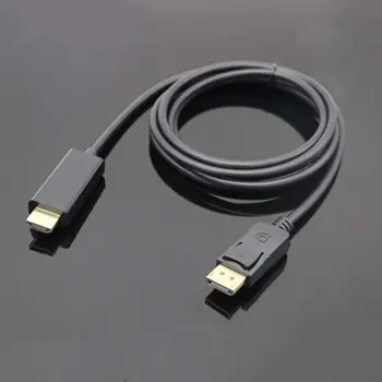 1,8 M Display Port DP Samec na HDMI-kompatibilní Kabel Adaptér Převodník Kabel 4K Notebook, PC HD TV Převaděč Sáček - ONLENY