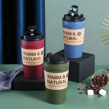 420 ml PP šálek kávy hrnek student vody cup velká kapacita kreativní módní sportovní pohodlné šálek kávy