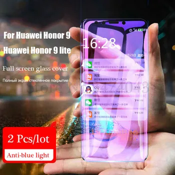 2ks/lot tvrzené sklo Pro Huawei honor 9 lite screen protector plné pokrytí 9H 2.5 D Pro Huawei honor 9 lite Full screen glass
