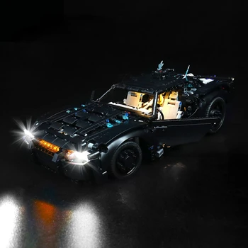 LED Světla Pro 42127 Batman - Batmobile Stavební Bloky Osvětlení Hračky Pouze Svítilna+Baterie Box(Není Zahrnují Model)