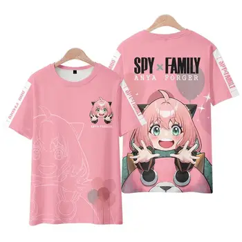 Spy X Rodinný 3D Tisk T-Košile Anime Kawaii Dívka Anya Padělatel Muži Ženy Módní Nadrozměrné T Košile Harajuku Děti Odpališť Topy Oblečení