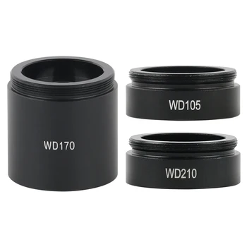 WD105/1X WD170/0,75 X WD210/0,5 X Průmyslové Monokulární CMount Objektiv Video Mikroskop Barlow Čočka Pomocné Objektivní M35 Montáž