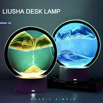 LED Noční Světlo USB 3D Barevné Obývací Pokoj Dekorativní Náladové Světlo Stolní Ozdoba Ložnice Noční Spaní S psacím Stolem Okolní Lampy