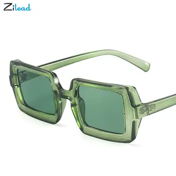 Zilead Malé Značky sluneční Brýle, Ženy Módní Náměstí Sluneční Brýle Muži Vintage Zelené Brýle Dámy na Cestách Styl UV400 Brýle