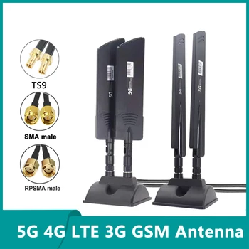 Factory Cena 2*2 5G 4G LTE 3G GSM Anténa Omni Externí Wi-fi Wireless CPE Pro Router Anténa S TS9 SMA Male Magnetické Základny