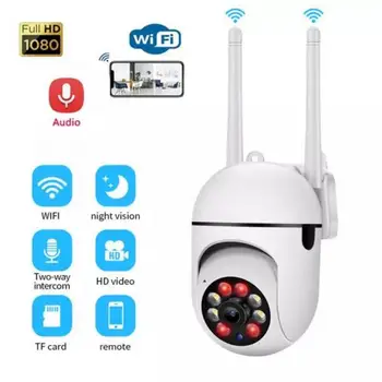 Wi-fi IP Kamera Noční Vidění 2.4 G Video Surveillance Bezpečnostní Kamera Venkovní CCTV Detekce Pohybu Home Security Baby Monitor Nový