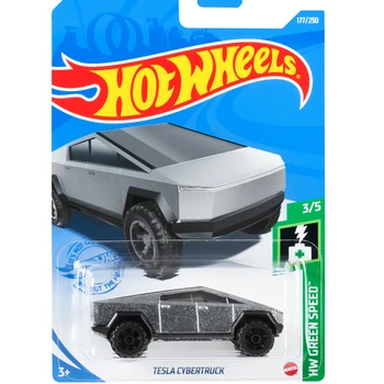 2021-177 Hot Wheels Aut TESLA CYBERTRUCK 1/64 Kovové Diecast Model Kolekce Toy Vozidla