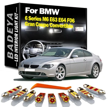 BADEYA LED Interiér Mapu Dome Kufru Světlo Kit Pro BMW Řady 6 M6 E63 E64 F06 Gran Coupe, Cabrio Led Žárovky Canbus Žádná Chyba