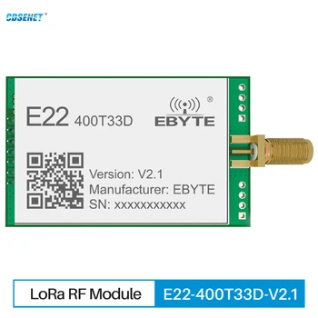 SX1268 Lora RF Wireless DIP Modul 433MHz 470MHz CDSENET E22-400T33D-V2.1 33dbm Dlouhé Vzdálenosti 16km Anténa Rozhraní SMA-K