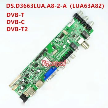3663 Digitálního Signálu DVB-C DVB-T2 DVB-T kit pro B173RW01 V0/V1/V2/V3/V5 LCD TV Controller Driver Board LUA63A82