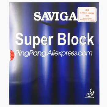 SAVIGA SUPER BLOK Stolní Tenis Gumové Obranné Pecky-dlouho DAWEI SUPERBLOCK Ping Pong OX horní Vrstva