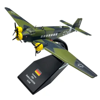 Měřítko 1/144 Německé Luftwaffe Junkers Ju52 Dopravní Letadlo Kovové Vojenské Odlitek Airpalne Model Hračky, Děti, Kolekce Dárek