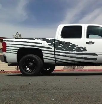 Americká Vlajka Postříkat Značky Splash spojené státy americké Straně Postele, Dveře Pickup Van Vozidla Zoufalý Grunge Truck Pronájem Grafické Vinyl Obtisk Sticke