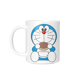 1ks Nové 350ml Doraemon Kreativní Barva Měnící se Hrnek Keramický Hrnek Mléka, Kávy Čaj, Voda Cup Dárek k Narozeninám pro Děti